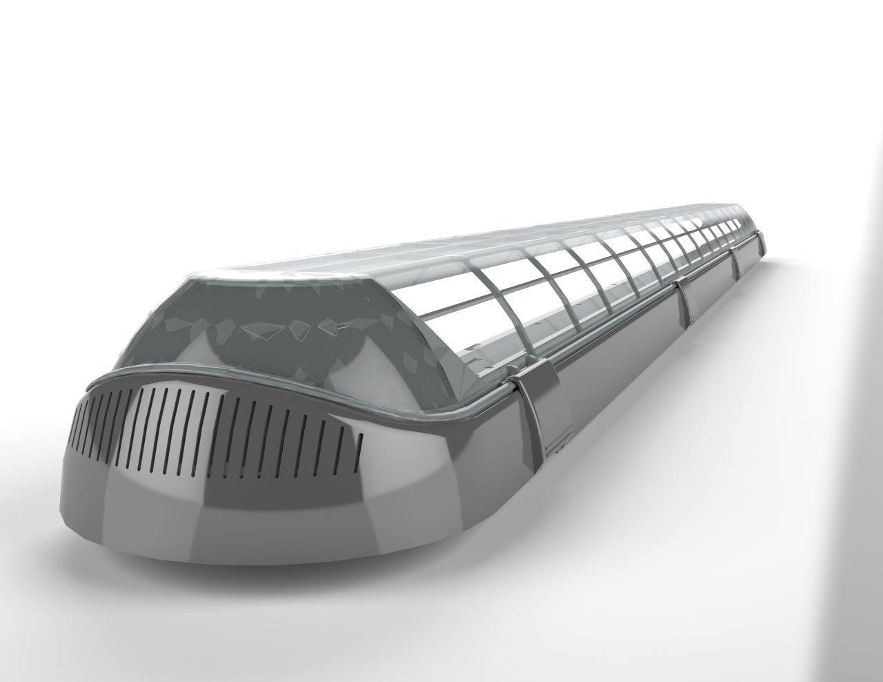 גוף תאורה תעשייתי(2)עוצב על ידי אירית פרג'ון רולדאו, סטודיו " מרעיון למוצר", עבור " געש תאורה"