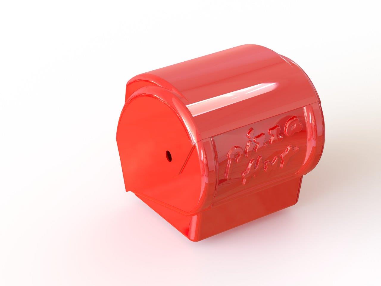 ארגז משלוחים לפיצה האט (2) Pizza Hut, עוצב על ידי אירית פרג'ון רולדאו, סטודיו " מרעיון למוצר"